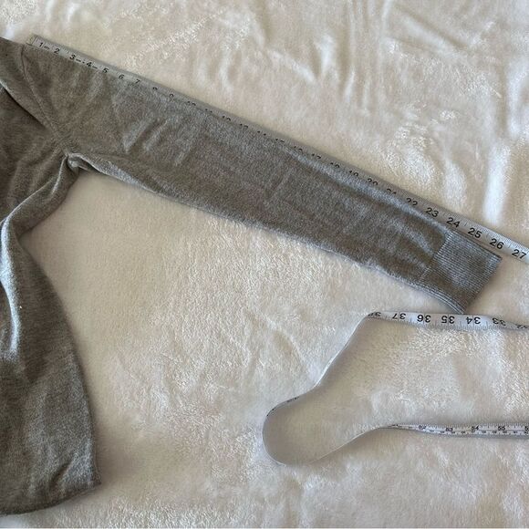 Gap Bella Driver light gray heather button down cardigan size L - Picture 11 of 11